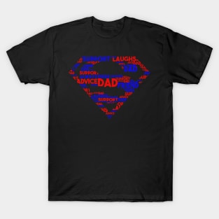 Fathers Day Autism Dad Advocate Warrior Awareness Autism Superhero T-Shirt